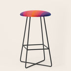 Sacred Geometric Stripes: Retro 80s Edition Stool Gallery Image 1