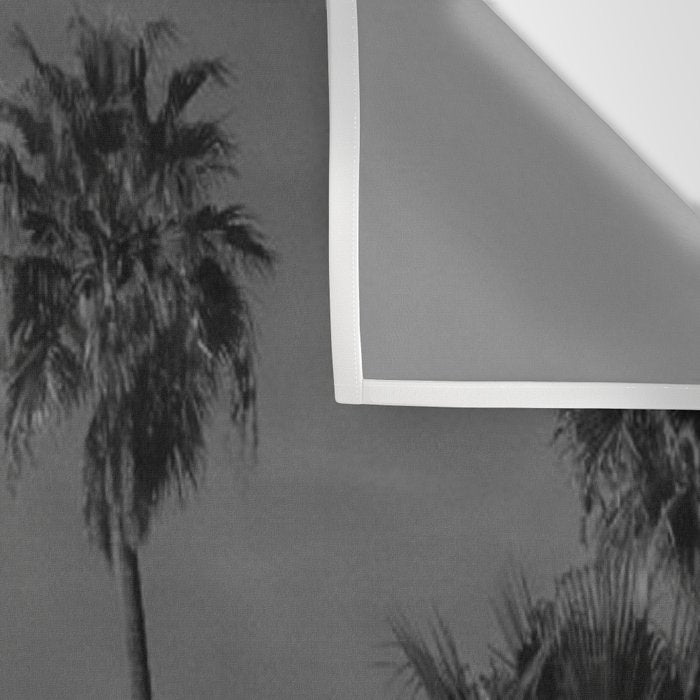Hollywood Sign, Los Angeles, California black and white photograph / black and white photography Wall Tapestry Gallery Image 3