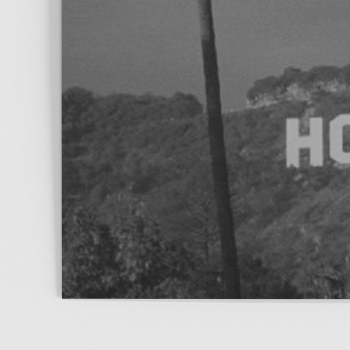 Hollywood Sign, Los Angeles, California black and white photograph / black and white photography Poster Gallery Image 3