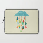 cloudy with a chance of rainbow Laptop Sleeve Gallery Image 1