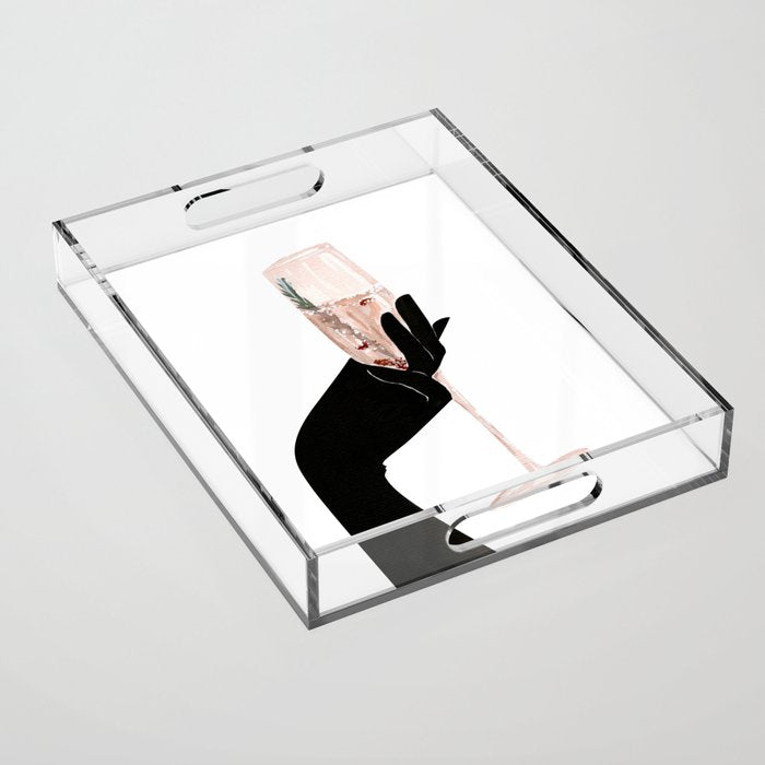 Champagne Chic Acrylic Tray Gallery Image 1