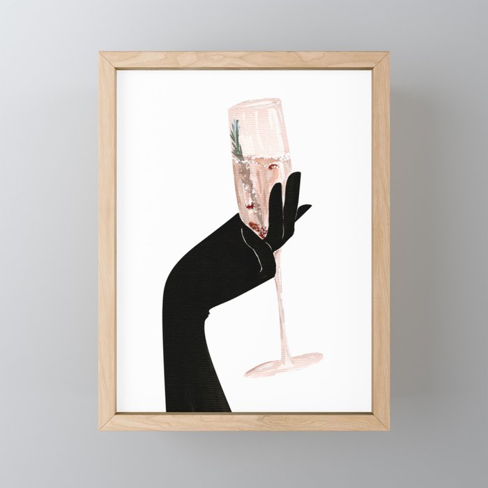 Champagne Chic Mini Art Print Gallery Image 1