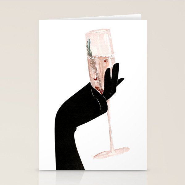 Champagne Chic Stationery Card Gallery Image 1
