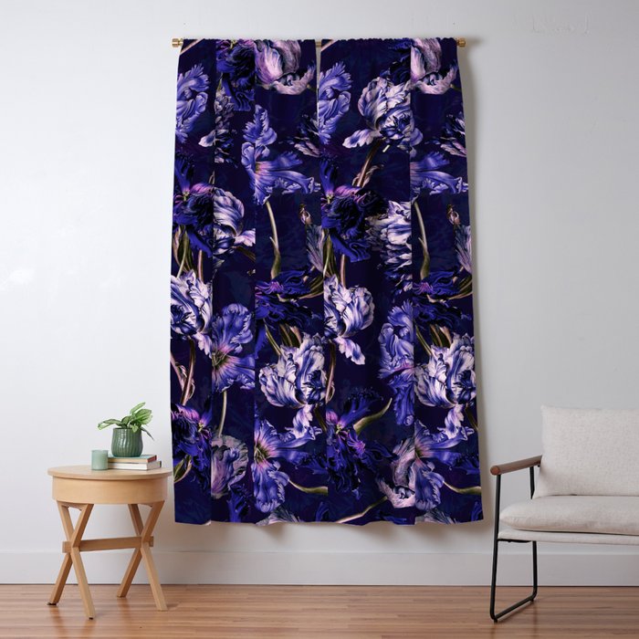 Night Garden XXVIII Window Curtain Gallery Image 1