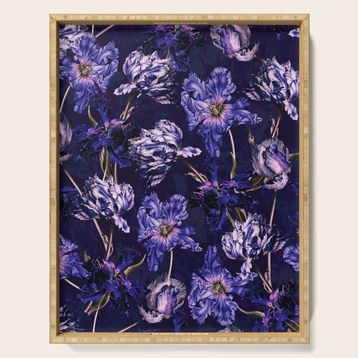 Night Garden XXVIII Serving Tray Gallery Image 1