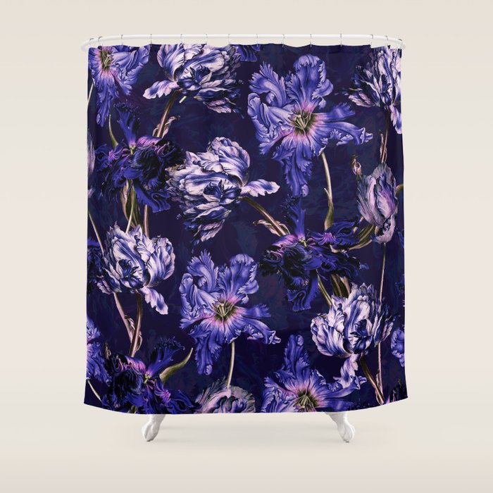 Night Garden XXVIII Shower Curtain Gallery Image 1