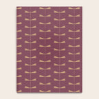 Dragonfly Pattern XIII Mauve Notebook Gallery Image 4