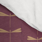 Dragonfly Pattern XIII Mauve Comforter Gallery Image 4