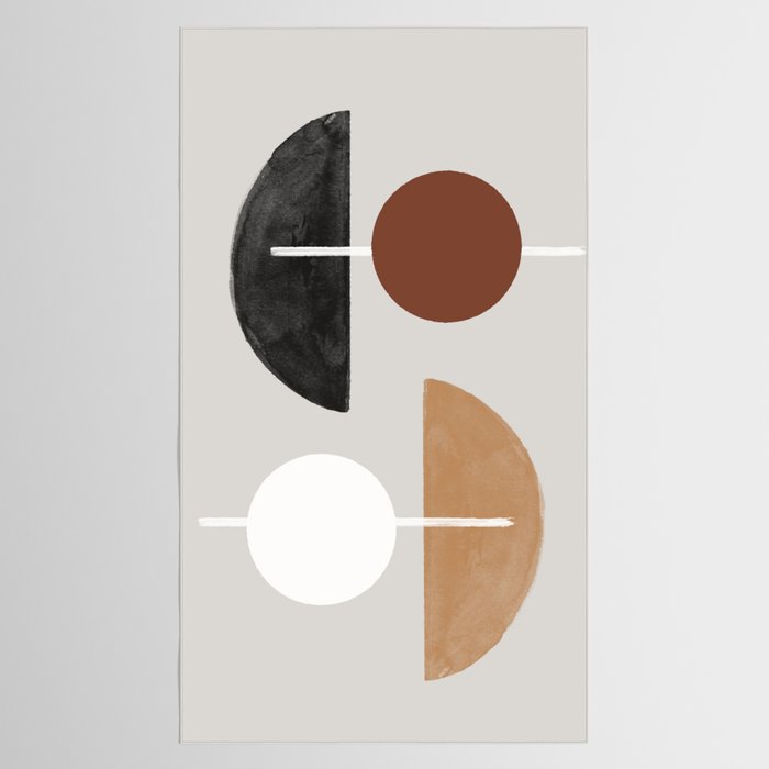 Moon and Sun Abstract Tablecloth Gallery Image 2