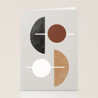 Moon and Sun Abstract Stationery Card Gallery Image 2