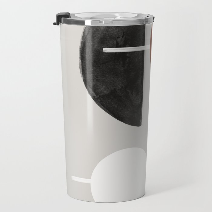 Moon and Sun Abstract Travel Mug Gallery Image 3
