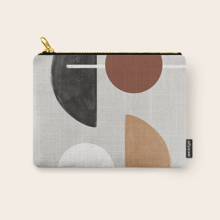 Moon and Sun Abstract Carry All Pouch Gallery Image 1