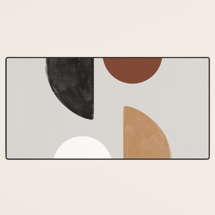 Moon and Sun Abstract Desk Mat Gallery Image 3