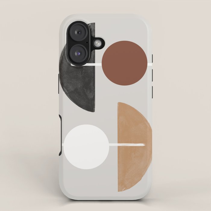 Moon and Sun Abstract iPhone Case Gallery Image 1