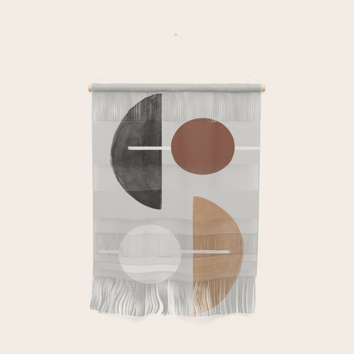 Moon and Sun Abstract Wall Hanging Gallery Image 1