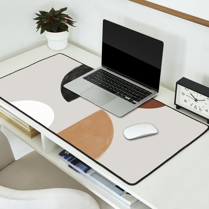 Moon and Sun Abstract Desk Mat Gallery Image 2