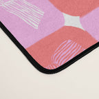 Checkerboard Bows in Pink and Red Desk Mat Gallery Image 4