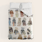 teddy bear alphabet Duvet Cover Gallery Image 6