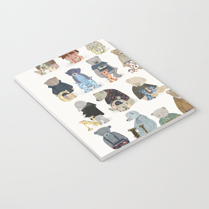 teddy bear alphabet Notebook Gallery Image 3