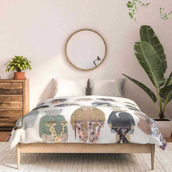 teddy bear alphabet Comforter Gallery Image 3