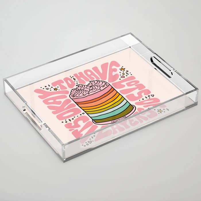Lots of Layers Acrylic Tray Gallery Image 1