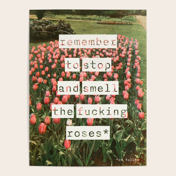 Remember to stop and smell the roses Poster Gallery Image 4