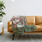 Remember to stop and smell the roses Throw Blanket Gallery Image 1