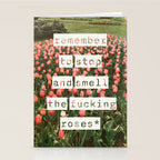Remember to stop and smell the roses Stationery Card Gallery Image 2