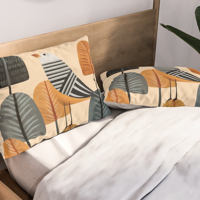 Song in the Autumn Grove Pillow Sham Gallery Image 2