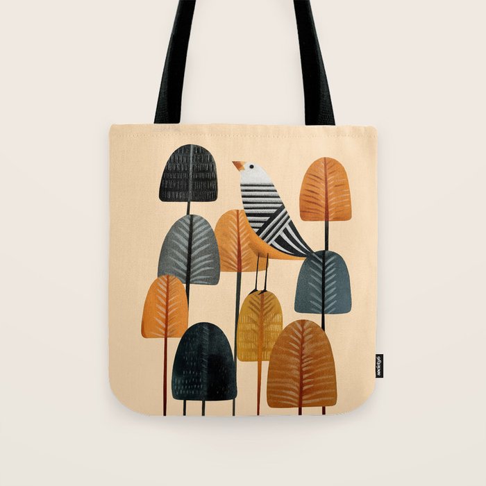Song in the Autumn Grove Tote Bag Gallery Image 1