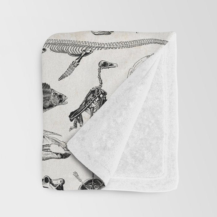 Animal Bones Throw Blanket Gallery Image 3