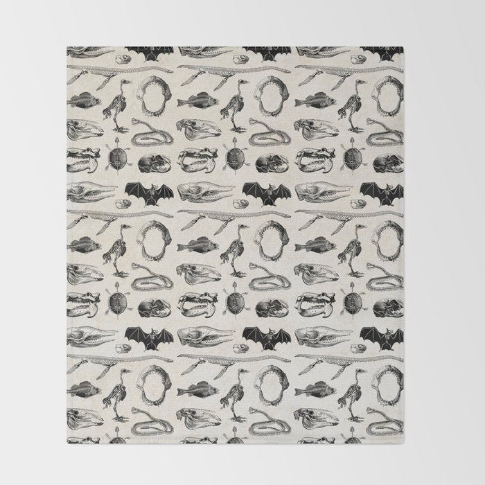 Animal Bones Throw Blanket Gallery Image 2