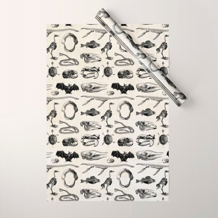 Animal Bones Wrapping Paper Gallery Image 1