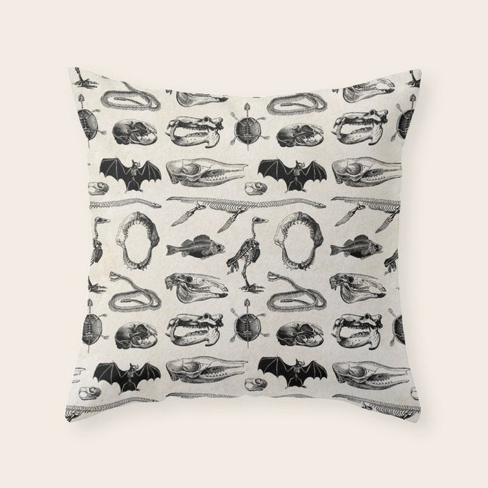 Animal Bones Throw Pillow Gallery Image 6