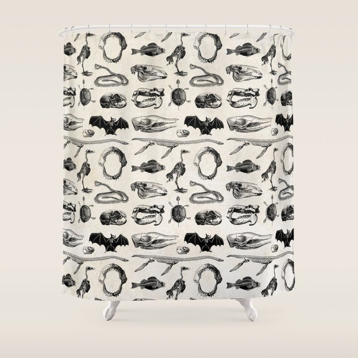 Animal Bones Shower Curtain Gallery Image 1