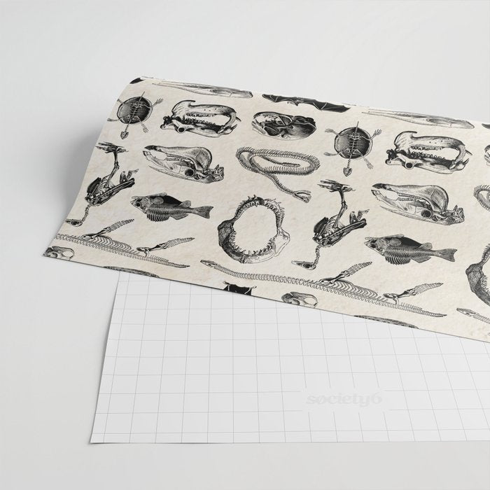 Animal Bones Wrapping Paper Gallery Image 2