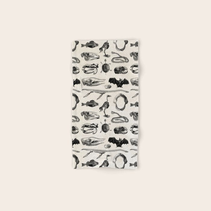 Animal Bones Bath Towel Gallery Image 1