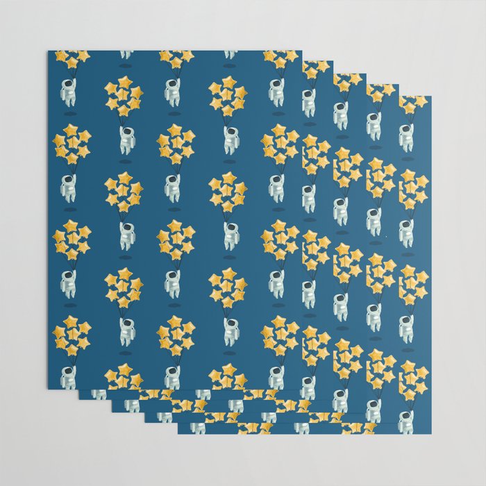 Astronaut's dream Wrapping Paper Gallery Image 3
