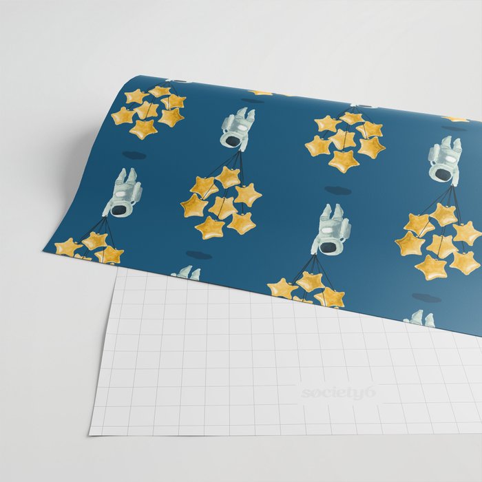 Astronaut's dream Wrapping Paper Gallery Image 2
