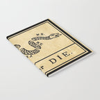 1776 "Join, or Die" Revolutionary War flag with 13 colonies, snake & no colors by Benjamin Franklin Notebook Gallery Image 2