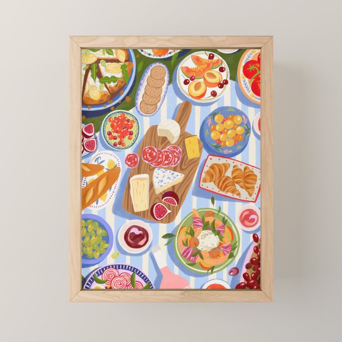 Summer Picnic Mini Art Print Gallery Image 1