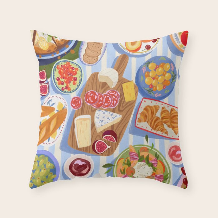 Summer Picnic Throw Pillow Gallery Image 6