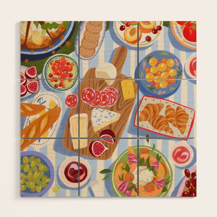 Summer Picnic Wood Wall Art Gallery Image 1
