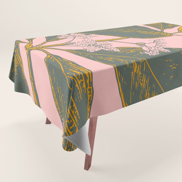 Modern Botanical Banana Leaf Tablecloth Gallery Image 1