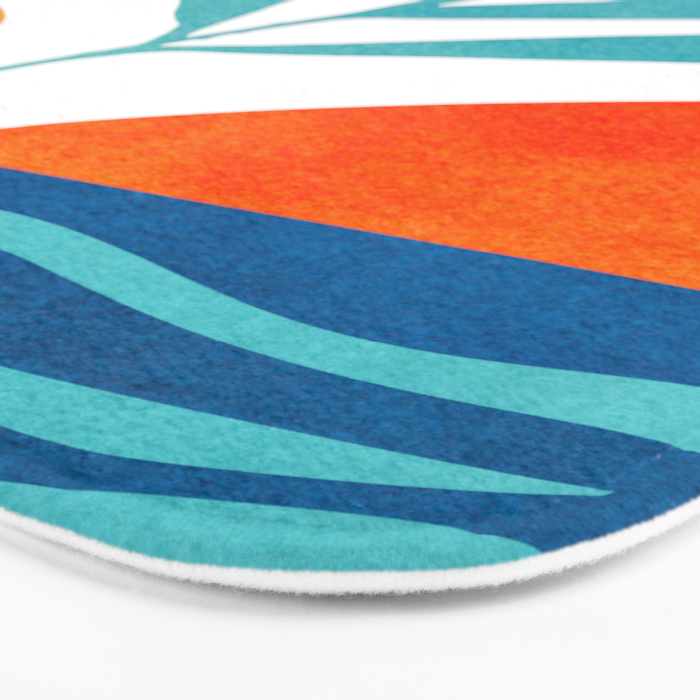 Modern Pop Abstract Landscape Bath Mat Gallery Image 3