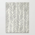 Herringbone Black on Cream Notebook Gallery Image 4