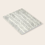 Herringbone Black on Cream Notebook Gallery Image 2