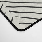 Herringbone Black on Cream Desk Mat Gallery Image 4