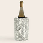 Herringbone Black on Cream Wine Chiller Gallery Image 3