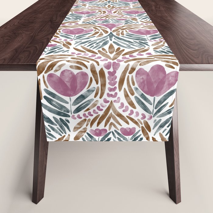 Floral Rhythm Botanic Table Runner